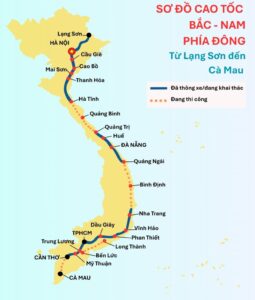Overview of North-South Expressway as part of Vietnam transport infrastructure 2026 development